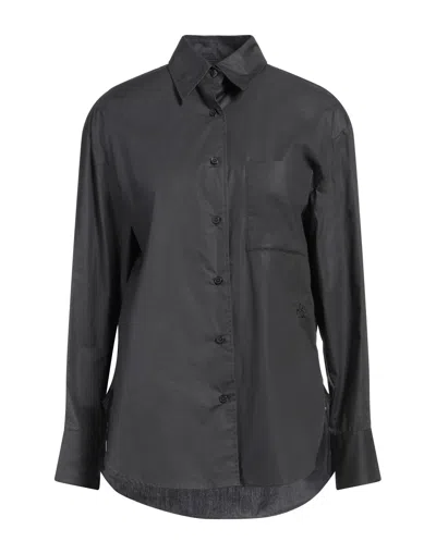 Isabel Marant Étoile Solid Color Long-sleeve Shirt In Black