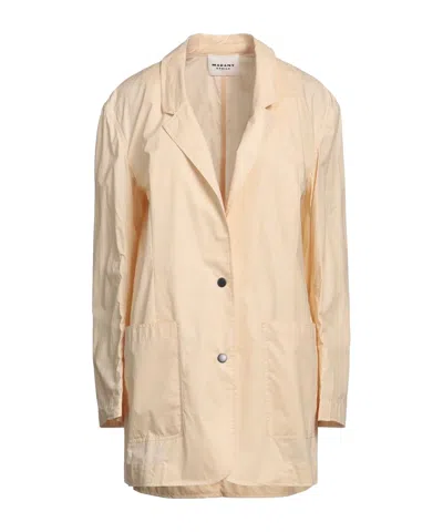 Isabel Marant Étoile Solid Color Single-breasted Long-sleeve Coat In Multi