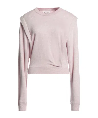 Isabel Marant Étoile Solid Color Sweatshirts In Pink
