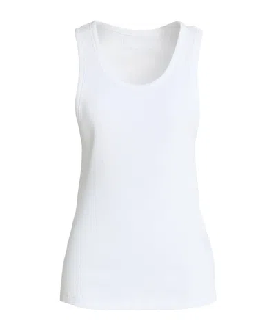 Isabel Marant Étoile Solid-color Sleeveless T-shirt In White