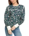 Isabel Marant Étoile Isabel Marant E'toile Soliska Silk Blouse In Blue