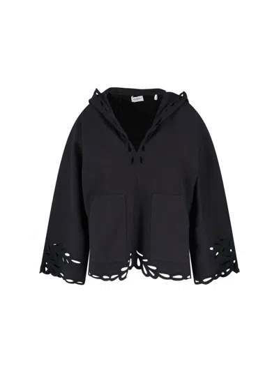 ISABEL MARANT ÉTOILE 'SOLVI' EMBROIDERED CROP TOP