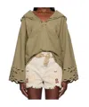 Isabel Marant Étoile Solvi Shirt In Khaki
