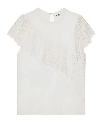 Isabel Marant Étoile Sorani Broderie-anglaise Blouse In White