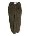 Isabel Marant Étoile Spot-print Midi Skirt In Black