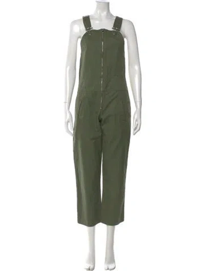 Pre-owned Isabel Marant Étoile Square Neckline Jumpsuit In Green