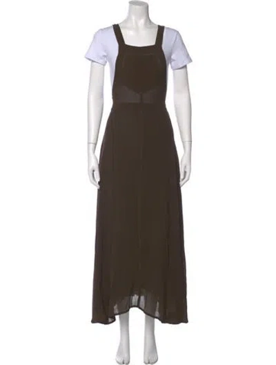 Pre-owned Isabel Marant Étoile Square Neckline Jumpsuit In Green