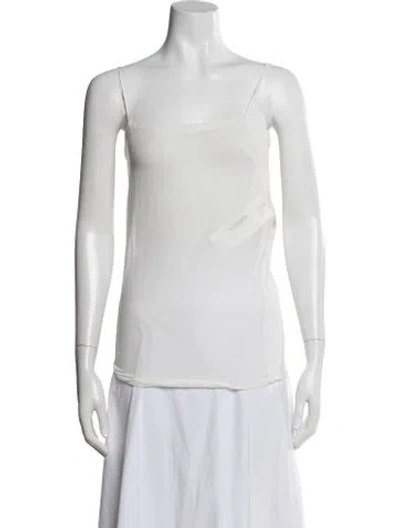 Pre-owned Isabel Marant Étoile Square Neckline Sleeveless Top In Neutral