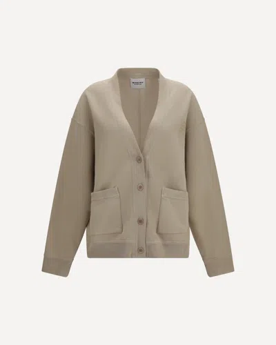 Isabel Marant Étoile Stephy V-neck Cardigan In Sand