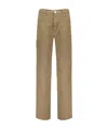 Isabel Marant Étoile Straight Casual Pants In Brown