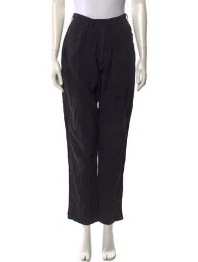 Pre-owned Isabel Marant Étoile Straight Leg Pants In Black