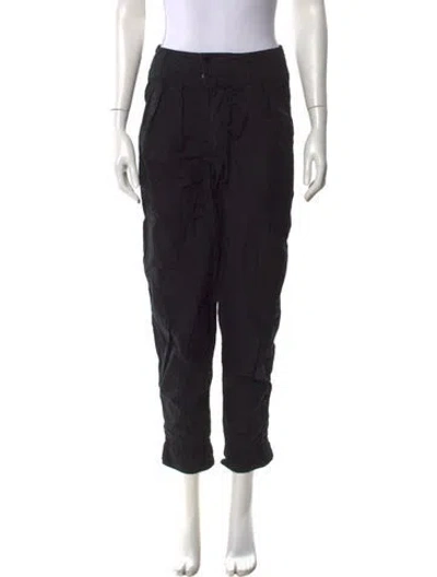Pre-owned Isabel Marant Étoile Straight Leg Pants In Black