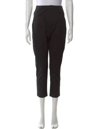 Pre-owned Isabel Marant Étoile Straight Leg Pants In Black
