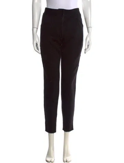Pre-owned Isabel Marant Étoile Straight Leg Pants In Black