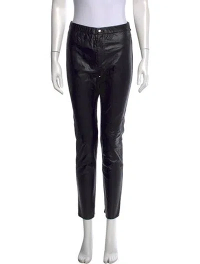 Pre-owned Isabel Marant Étoile Straight Leg Pants In Black