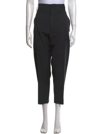 Pre-owned Isabel Marant Étoile Straight Leg Pants In Black
