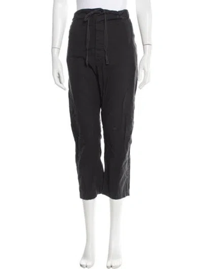 Pre-owned Isabel Marant Étoile Straight Leg Pants In Black