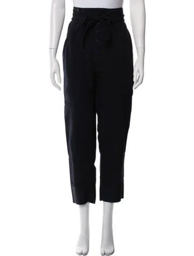 Pre-owned Isabel Marant Étoile Straight Leg Pants In Black