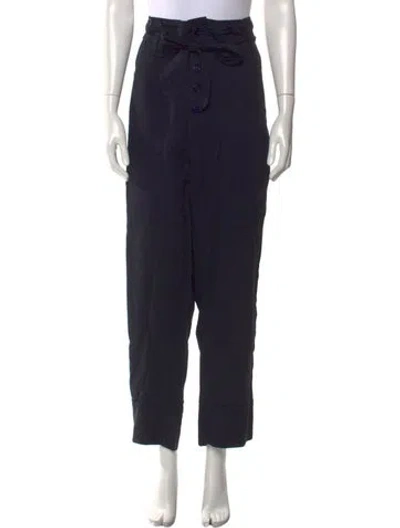 Pre-owned Isabel Marant Étoile Straight Leg Pants In Blue