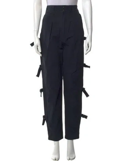 Pre-owned Isabel Marant Étoile Straight Leg Pants In Blue