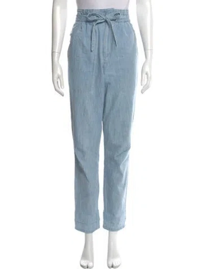 Pre-owned Isabel Marant Étoile Straight Leg Pants In Blue