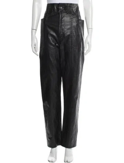 Pre-owned Isabel Marant Étoile Straight Leg Pants In Blue
