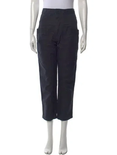 Pre-owned Isabel Marant Étoile Straight Leg Pants In Blue