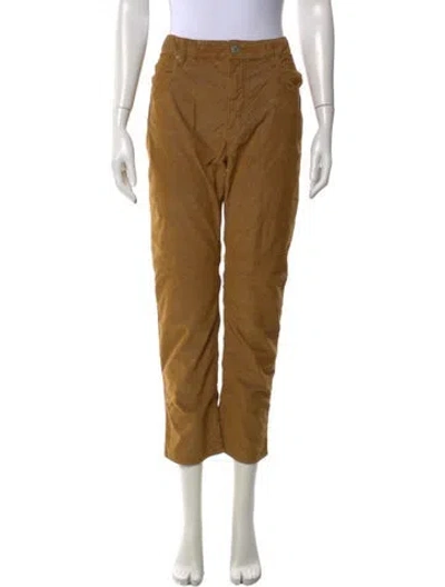 Pre-owned Isabel Marant Étoile Straight Leg Pants In Brown