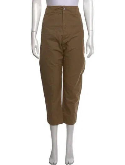 Pre-owned Isabel Marant Étoile Straight Leg Pants In Brown