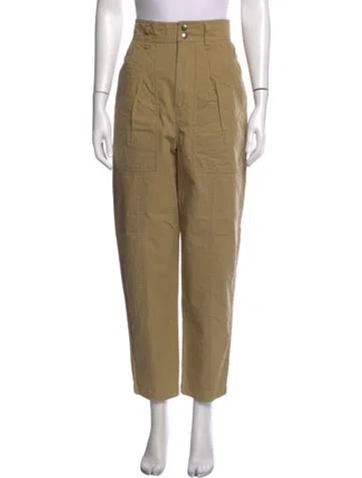 Pre-owned Isabel Marant Étoile Straight Leg Pants In Brown