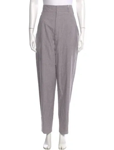 Pre-owned Isabel Marant Étoile Straight Leg Pants In Gray