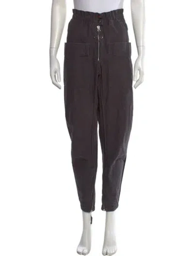 Pre-owned Isabel Marant Étoile Straight Leg Pants In Gray