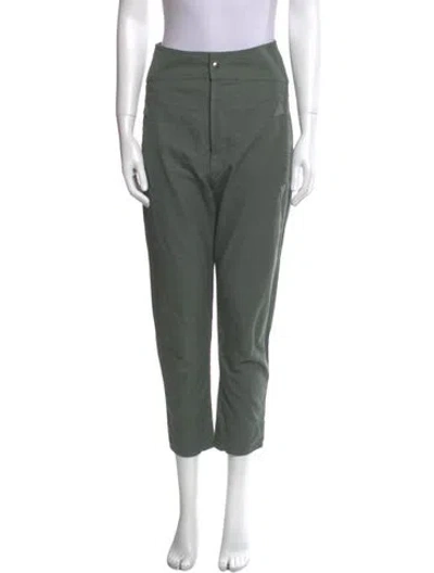 Pre-owned Isabel Marant Étoile Straight Leg Pants In Green