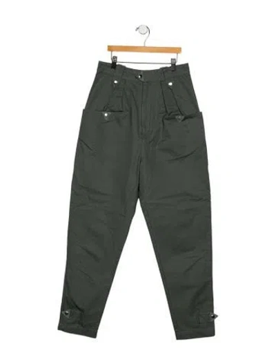 Pre-owned Isabel Marant Étoile Straight Leg Pants In Green