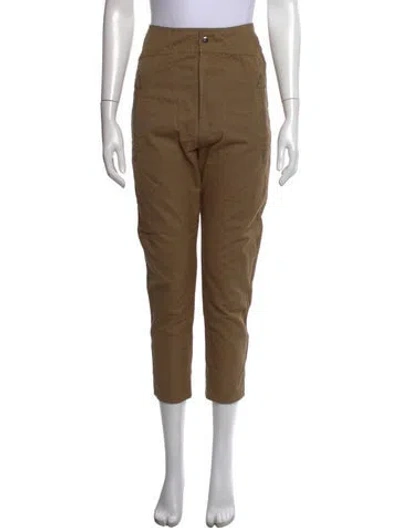Pre-owned Isabel Marant Étoile Straight Leg Pants In Green