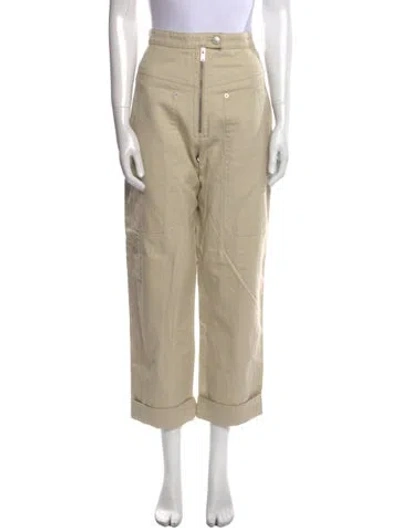 Pre-owned Isabel Marant Étoile Straight Leg Pants In Neutral