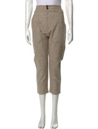 Pre-owned Isabel Marant Étoile Straight Leg Pants In Neutral