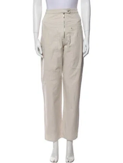 Pre-owned Isabel Marant Étoile Straight Leg Pants In Neutral
