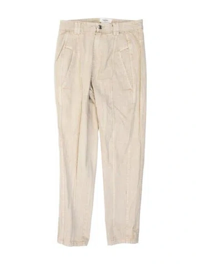 Pre-owned Isabel Marant Étoile Straight Leg Pants In Neutral