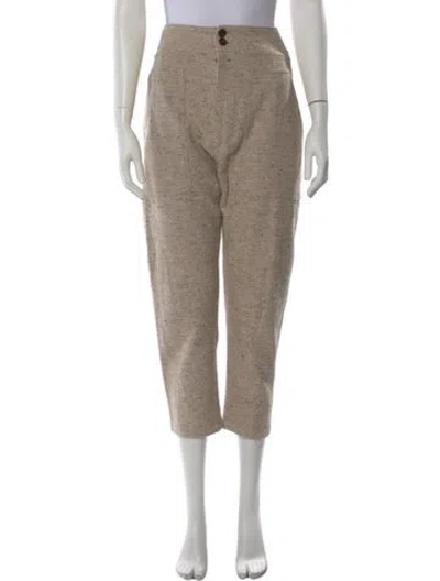 Pre-owned Isabel Marant Étoile Straight Leg Pants In Neutral