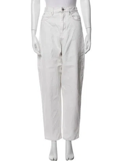 Pre-owned Isabel Marant Étoile Straight Leg Pants In Neutral