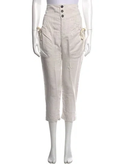 Pre-owned Isabel Marant Étoile Straight Leg Pants In Neutrals