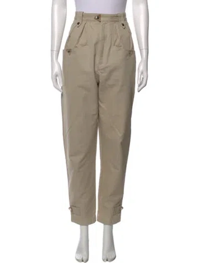 Pre-owned Isabel Marant Étoile Straight Leg Pants In Neutrals