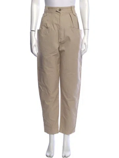 Pre-owned Isabel Marant Étoile Straight Leg Pants In Neutrals