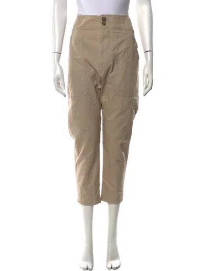 Pre-owned Isabel Marant Étoile Straight Leg Pants In Neutrals
