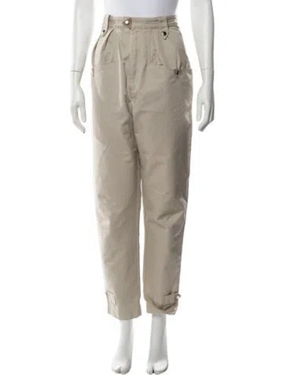 Pre-owned Isabel Marant Étoile Straight Leg Pants In Neutrals
