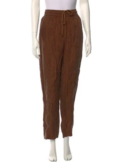 Pre-owned Isabel Marant Étoile Straight Leg Pants In Pink