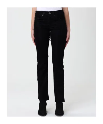 Isabel Marant Étoile Straight-leg Slim-fit Trousers In Black