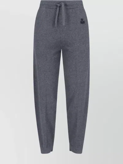 ISABEL MARANT ÉTOILE STRAIGHT LEG TROUSERS ELASTIC WAISTBAND