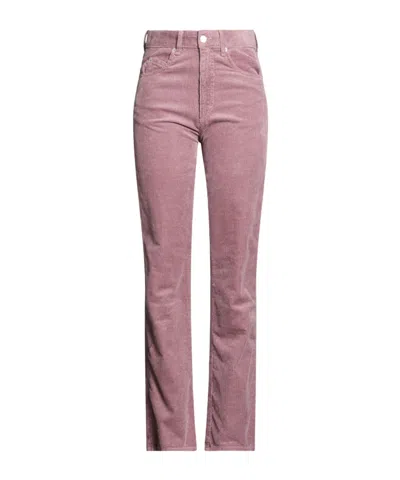 Isabel Marant Étoile Straight-leg Corduroy Pants In Pink